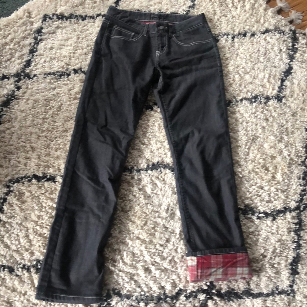 Women’s Prana Flannel-Lined Jeans Size 2